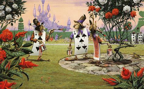 Rodney Matthews Illustration For Alice In Wonderland Description Fr