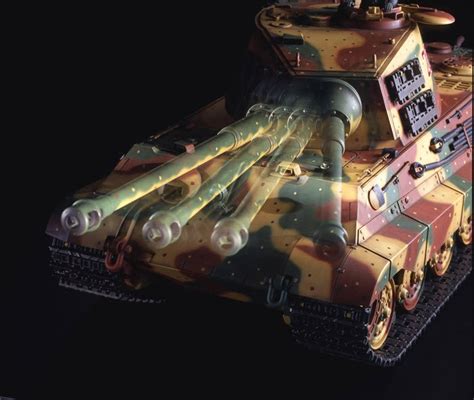 Tamiya 116 King Tiger Rc Full Option German Wwii Tank Model Kit 56018