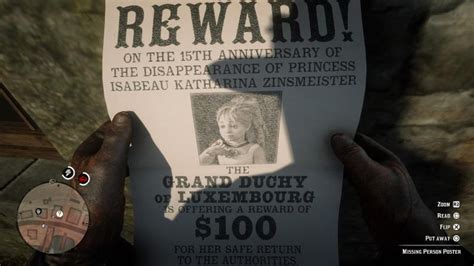 Latest Red Dead Redemption 2 Wanted Posters Mission W