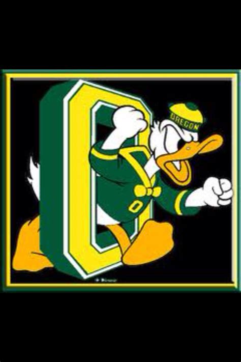 Donald Duck Back In College Oregon Duck Wallpaper Iphone Wallpaper