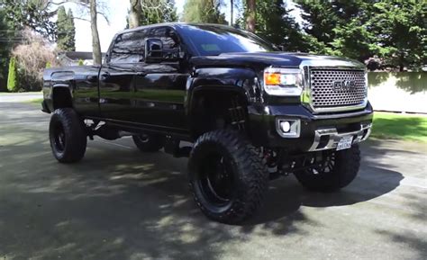 Lifted 2015 Gmc Sierra 3500hd Will Drive Over You And Look Good Doing