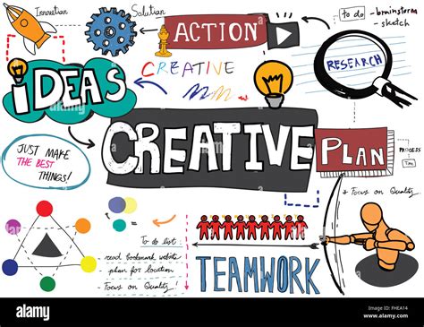 Creative Creativity Design Ideas Inspiration Innovation Concept Stock