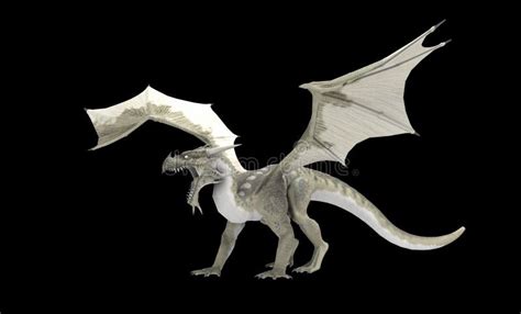 White Dragon Stock Illustration Illustration Of Fantasy 20399309