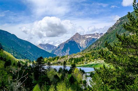 Four Natural Elements Of The Lleida Pyrenees In Spain