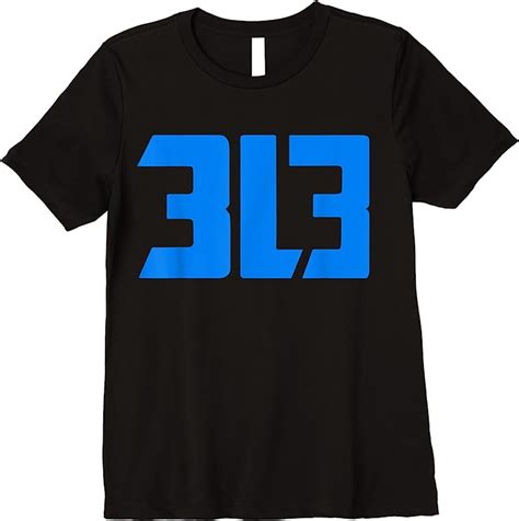 Buy Detroit 313 T Shirts Teesdesign