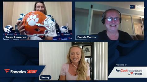 fanatics live with trevor lawrence youtube