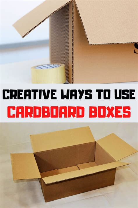 Creative Ways To Use Cardboard Boxes Mamá