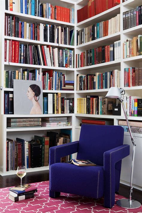 Small Contemporary Home Library Ideas Filled With Color And Creativity