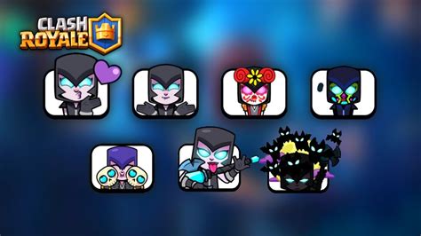 All Night Witch Emotes In Clash Royale Youtube