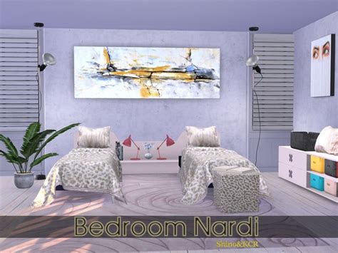 Modern And Colorful Bedroom For Twins Found In Tsr Category Sims 4