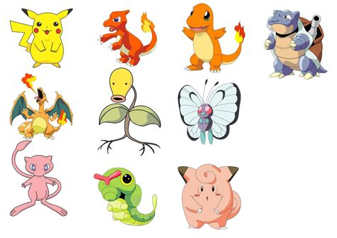 Pokemon Characters Png Transparent Image Png Arts