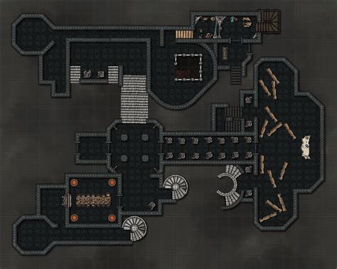 My First Attempt At A Large Map Main Floor Map 3 Of Castle Ravenloft
