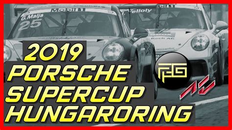 Assetto Corsa Recreating The Porsche Supercup Hungaroring In
