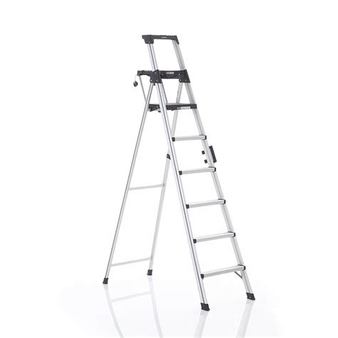 Cosco 8 Ft Signature Series Aluminum Folding Step Ladder 300 Lb Type