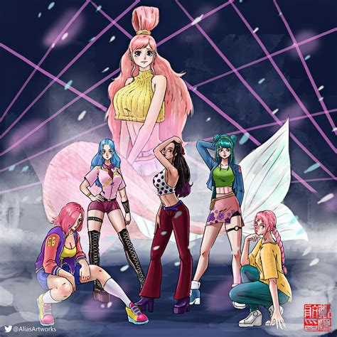 Oc Fanart One Piece Princesses As A K Pop Group Ronepiece