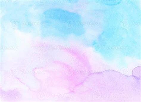 Textura De Pintura De Fondo Azul Rosa Y Blanco Pastel De Acuarela