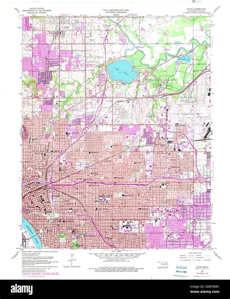 Mapa De Tulsa Oklahoma Fotografías E Imágenes De Alta Resolución Alamy