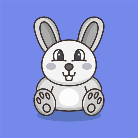 Rabbit Icon On White Background 2247003 Vector Art At Vecteezy