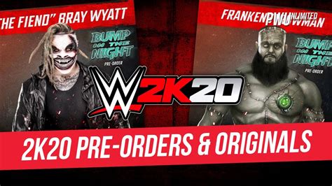 Wwe 2k20 Pre Order Bonus And 2k Originals Information Revealed Youtube