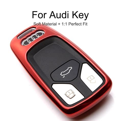 Tpu Protection Car Key Case Cover Skin Shell For Audi A4l A4 B9 Q5 New