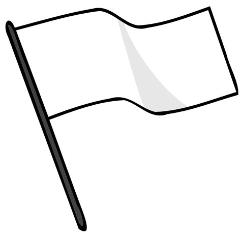 Onlinelabels Clip Art Waving White Flag