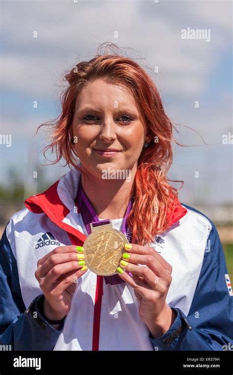 London Uk 26 May 2015 Paralympic Gold Medallist Jessica Jane Applegate Visits Mandeville