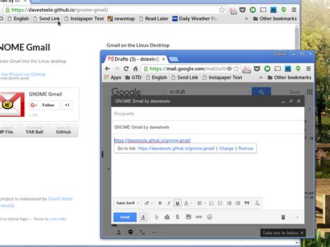 Gnome Gmail Screenshots