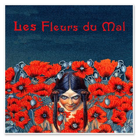 Le Fleurs Du Mal De Carlos Schwabe En Poster Tableau Sur Toile Et Plus
