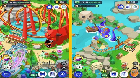 Idle Theme Park Tycoon New Unlocked Treasure Island Walkthrough