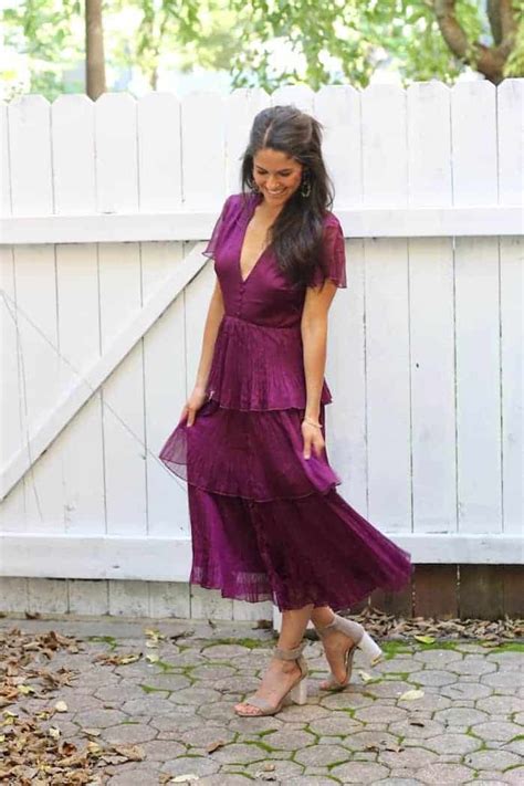 Adorable And Affordable Wedding Guest Dresses For Fall