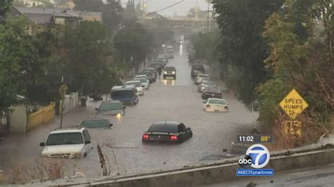 Flash Flood Leaves Muddy Mess In Boyle Heights Abc7 Los Angeles