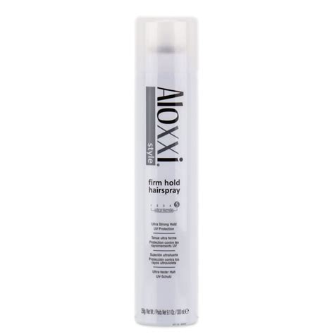 Aloxxi Style Firm Hold Hair Spray Ultra Strong Hold UV Protection 9 1