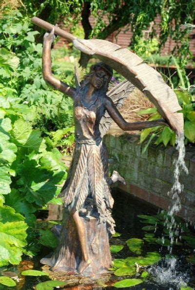But if you have got a spot with wild plants and flowers, you may need something they can be made from clay, stone, bronze and some other materials. Fairy Water Feature Garden Ornament - GardenSite.co.uk ...
