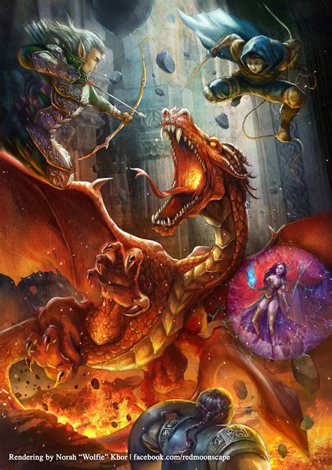 Dungeons And Dragons Red Dragon By Wolfie Chama On Deviantart