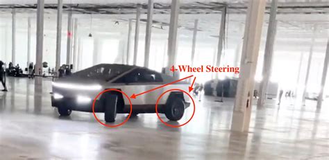 Watch Tesla Cybertrucks Impressive 4 Wheel Steering At Work Electric
