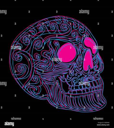 Tattoo Tribal Mexican Skull Vector Art Stock Vector Image And Art Alamy