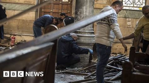 Cairo Cathedral Bombing Is Claims Responsibility For Attack Bbc News
