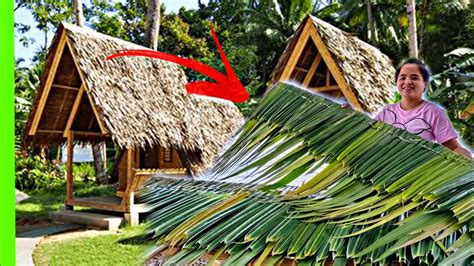 How To Make Nipa Palm Roof Panel Bahay Kubo Buhay Probinsya Jash