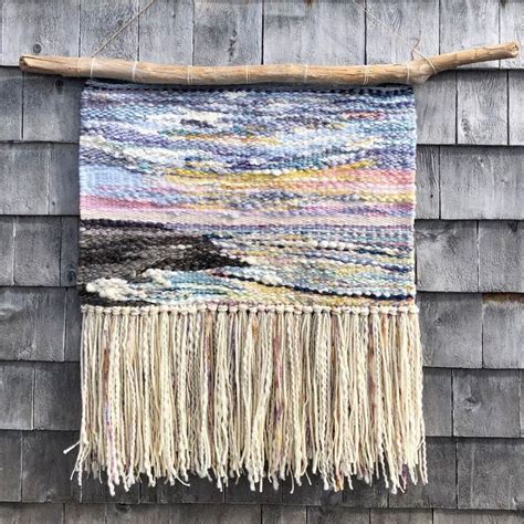 Hand Woven Wall Tapestries Allison Baker On Etsy In 2021 Weaving