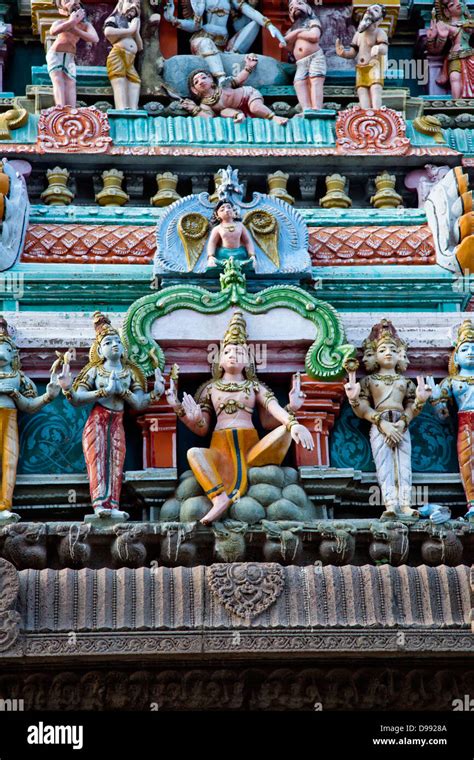 Architectural Detail Of Kapaleeshwarar Temple Mylapore Chennai Tamil