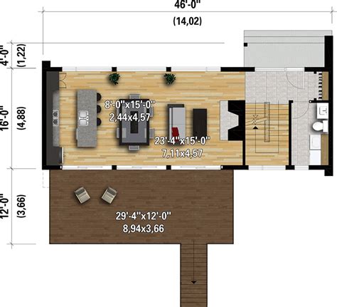 Tri Level Vacation House Plan 80904pm Architectural