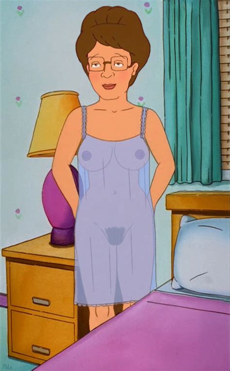 Rule 34 Glasses King Of The Hill Mole Nightgown Peggy Hill Pubic Hair