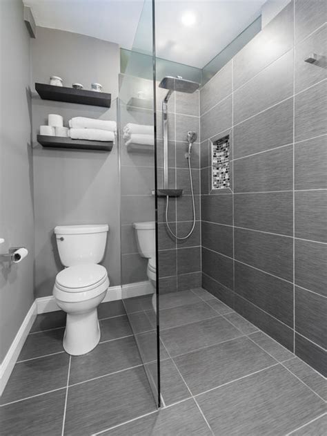 Purple small bathroom design photo. Small Ensuite Bathroom Design Ideas, Renovations & Photos