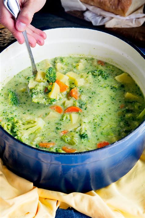 Broccoli Potato Cheese Soup Gather For Bread