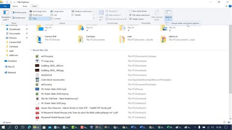 How To Hide File Extensions In Windows 10 Youtube
