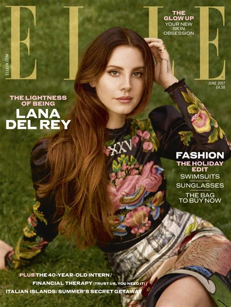 Lana Del Rey Stars In The Cover Story Of Elle Uk June 2017 Issue