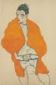 Egon Schiele, Standing Male Figure (Self-Portrait) 1914 - EUTOPIA