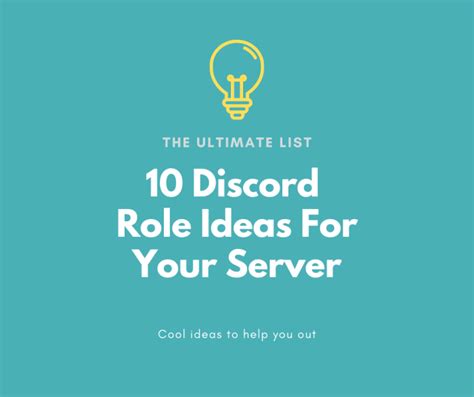 10 Cool Discord Role Ideas For Your Server The Ultimate List Turbofuture