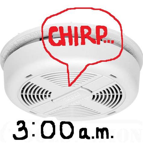 Another reason for a smoke alarm beeping is that it has reached the end of its lifetime. The Ranter's Box: Chirp-chirp, beep-beep