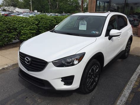 My Moms New 2016 Mazda Cx 5 Grand Touring White With Black Interior